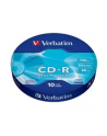 CD-R Verbatim Extra Pczerwony Wrap 10szt CD-R, 700MB, 52x, Extra Pczerwonyection, foliowy szpindel 10 szt - nr 1