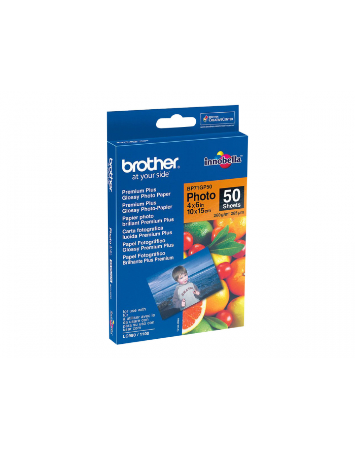 Papier Bczerwonyher Photo Glossy [10x15] 50 kartek10x15 cm 260g/m2 główny