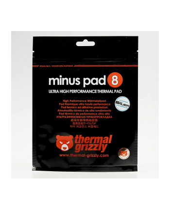 Thermal Grizzly Minus Pad 8 - 120 × 20 × 0,5 mm - 2 sztuki przewodność cieplna: 8 W/(m·K) | zakres temperatur: -100 do +200 °C nr 2