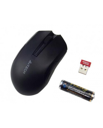 A4Tech G3-200N-1 czarna mysz bezprzewodowa 2,4 GHz | V-Track | 1200 dpi | 3 przyciski | zasięg 15m