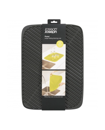 Joseph Joseph Flume L 85089 grafitowy Wymiary [cm]: 31.4 x 43.4 x 0.9| Materiał: guma | Kolor: grafitowy | Mycie w zmywarce: nie
