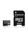 Transcend karta pamięci Micro SDHC 4GB Class 10 + adapter - nr 1