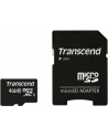 Transcend karta pamięci Micro SDHC 4GB Class 10 + adapter - nr 30