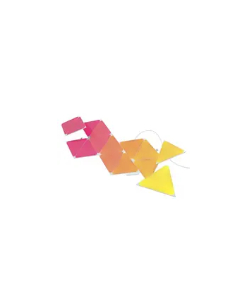 Nanoleaf Shapes Triangles Starter Kit 15 trójkąty 15 szt. nowszy model z łącznikami(kontroler w zestawie + moduł rythm) nr 2