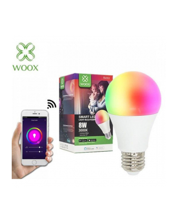 WOOX R9074 Inteligentna smart żarówka WiFi LED RGB CCT 10W E27 WOOX R9074 Inteligentna smart żarówka WiFI LED RGB CCT 10W E27