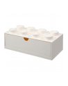 Lego Brick 8 Desk Drawer biały szufladka na biurko klocek - nr 1