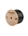 Lanberg 305.0m drut outdoor kabel Lanberg FTP kat6 305.0m drut CU | Outdoor | czarny | fluke passed - nr 1