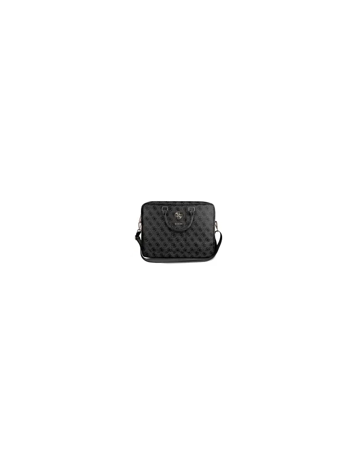 Guess 4G Big Metal Logo Computer Bag 15'' / 16'' czarny torba na laptopa główny