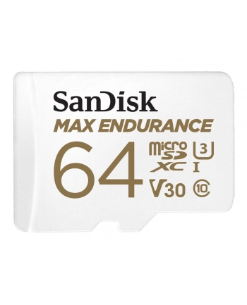 SanDisk Max Endurance microSDXC 64GB Class 10 U3 + Adapter microSDHC | 64GB | Class 10 | U3 | Adapter SD