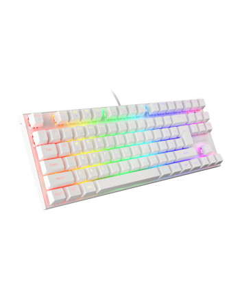 Genesis Thor 303 TKL RGB biała klawiatura mechaniczna | Qwerty | USB 2.0 | 11 klawiszy multimedialnych | podświetlenie RGB