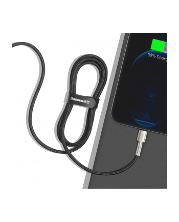 Kabel USB do Lightning Baseus Cafule, 2.4A, 1m (czarny) nr 2