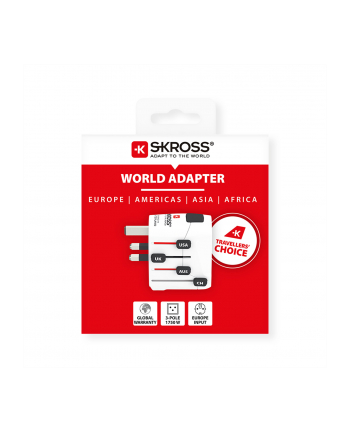 Skross Podróżny PRO 6 w 1 adapter uniwersalny Skross PRO typ Polska - świat wtyczki z uziemieniem i bez nr 1