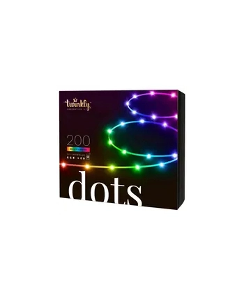 Twinkly Dots 200 LED RGB Kolor: CZARNY wire