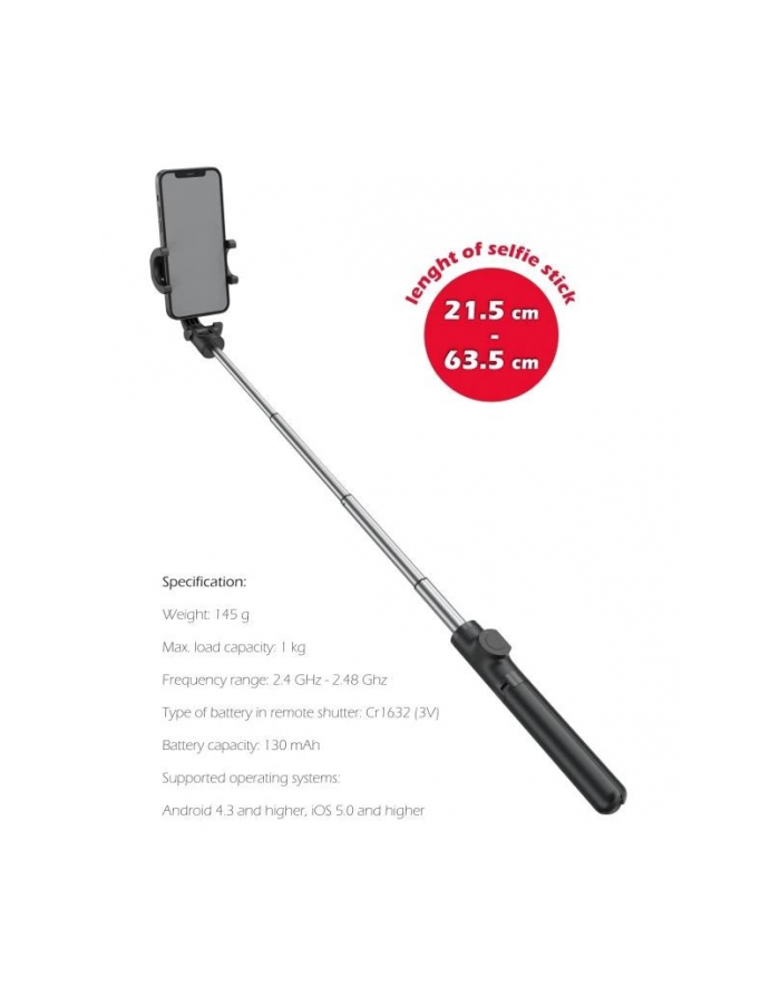 Swissten Bluetooth Selfie Stick Aluminium Tripod Pro Swissten Bluetooth Selfie Stick Aluminium Tripod Pro główny