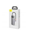 Baseus 6w1Metal Gleam Series, USB-C do 3x USB 3.0 + HDMI + USB-C PD + Ethernet RJ45 - nr 2