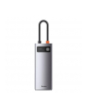Baseus 6w1Metal Gleam Series, USB-C do 3x USB 3.0 + HDMI + USB-C PD + Ethernet RJ45 - nr 3