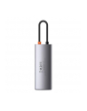 Baseus 6w1Metal Gleam Series, USB-C do 3x USB 3.0 + HDMI + USB-C PD + Ethernet RJ45 - nr 4