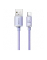 Baseus USB-A - USB-C Crystal Shine, 100W, 2m (fioletowy) - nr 8