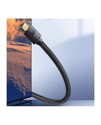 Baseus High Definition Series HDMI 2.1, 8K 60Hz, 3D, HDR, 48Gbps, 1m (czarny) nr 2