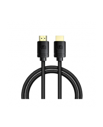 Baseus High Definition Series HDMI 2.1, 8K 60Hz, 3D, HDR, 48Gbps, 3m (czarny)