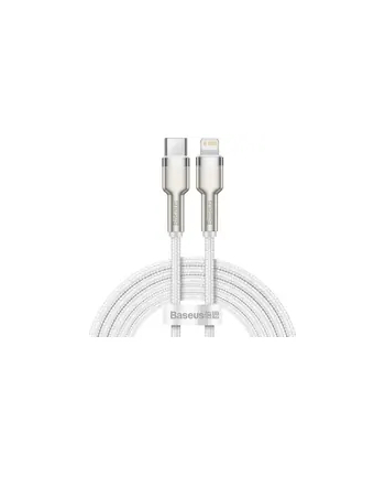 Kabel USB-C do Lightning Baseus Cafule, PD, 20W, 2m (biały)