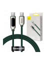 Baseus Display USB-C do USB-C, Power Delivery 100W, 1m (zielony) - nr 1