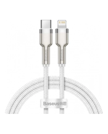 Kabel USB-C do Lightning Baseus Cafule, PD, 20W, 2m (biały)