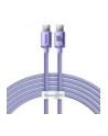 Baseus USB-C - USB-C Crystal Shine, 100W, 2m (fioletowy) - nr 10