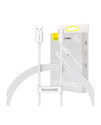 Baseus Superior Series USB do USB-C, 65W, 1m (biały) nr 1