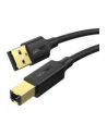 UGREEN US135 Kabel USB 2.0 A-B do drukarki, pozłacany, 1.5m (czarny) - nr 3