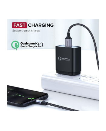 Ugreen USB do Micro USB QC 3.0 2.4A 1.5m czarny nr 2