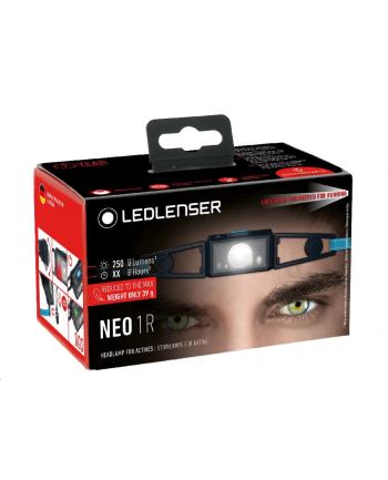 Ledlenser NEO1R niebieska Latarka czołowa