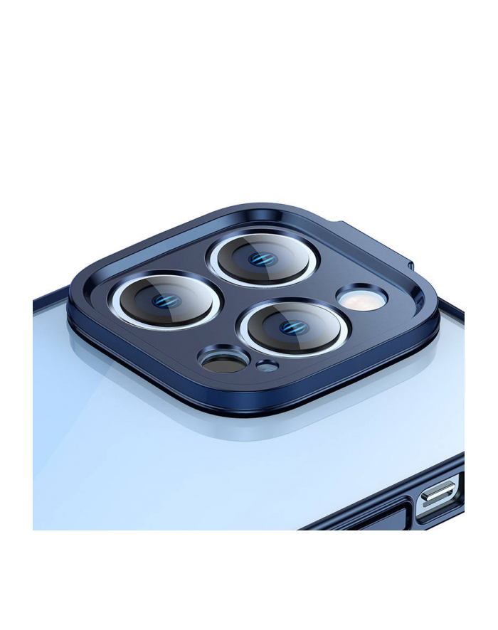 Baseus zestaw ochronny Glitter do iPhone 14 Pro Max (niebieski) główny