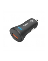 Hama Car Charger Qualcomm 3.0 czarna ładowarka samochodowa |Qualcomm® Quick Charge™ 3.0 | 3A | kabel USB-C | czarna - nr 1