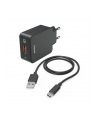 Hama Ładowarka sieciowa 19.5 W HAMA | ładowarka| Qualcomm® | 19.5 W | KABEL USB-C 1,5M | czarna - nr 2