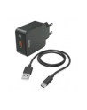 Hama Ładowarka sieciowa 19.5 W HAMA | ładowarka| Qualcomm® | 19.5 W | KABEL USB-C 1,5M | czarna - nr 3