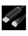 Ugreen CM204 USB - RJ45 1.5m czarny - nr 1