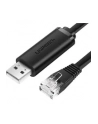 Ugreen CM204 USB - RJ45 1.5m czarny - nr 2