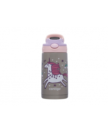 Contigo Easy Clean SS 380ml Jednorożec srebrny
