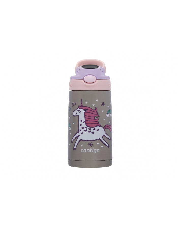 Contigo Easy Clean SS 380ml Jednorożec srebrny główny