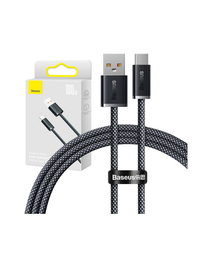 Baseus Dynamic Series USB do USB-C, 100W, 1m (szary) główny