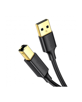 Ugreen US135 USB 2.0 A-B do drukarki, pozłacany, 2m czarny nr 2