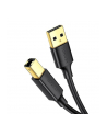 Ugreen US135 USB 2.0 A-B do drukarki, pozłacany, 2m czarny - nr 4