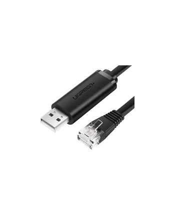 Ugreen CM204 USB - RJ45 1.5m czarny nr 2