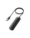 UGREEN CM416 Hub 4w1 USB-C do 4x USB 0.25m (czarny) - nr 1