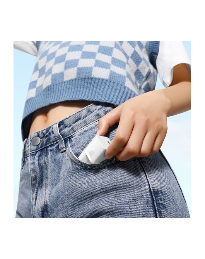 Baseus GaN5 20W Mini (biała) ładowarka sieciowa główny