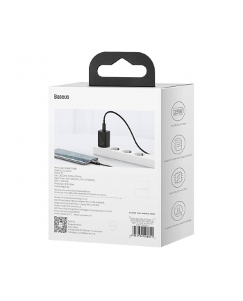 Baseus Super Si Quick Charger 1C 25W (czarna) ładowarka sieciowa nr 2