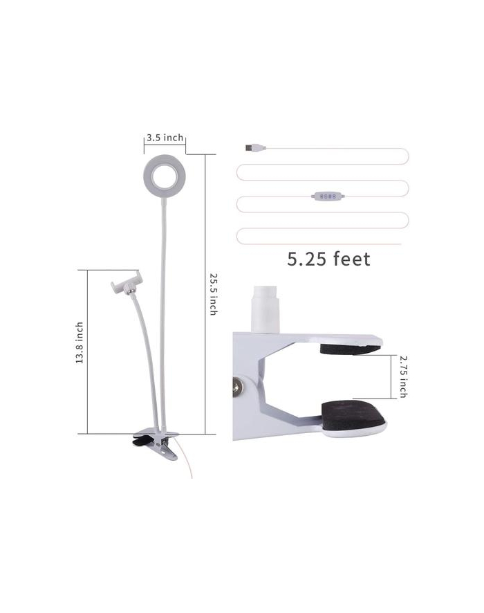 Digipower For You Vlogging kit 3'' Ring Light w/ remote główny