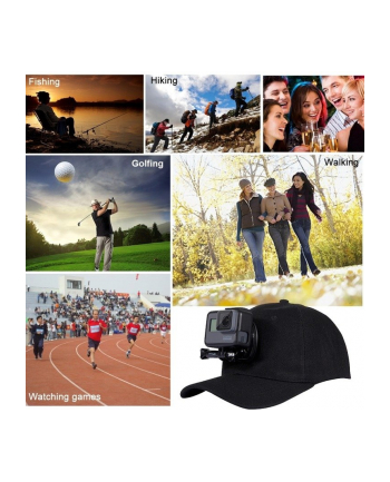 Puluz Czapka z mocowaniem na kamerę sportową PU195 nr 1