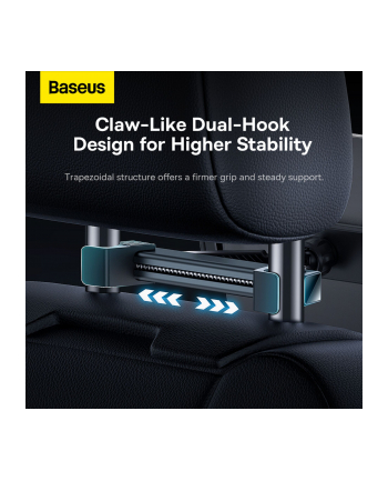 Baseus JoyRide Pro na zagłówek samochodowy (czarny) nr 1